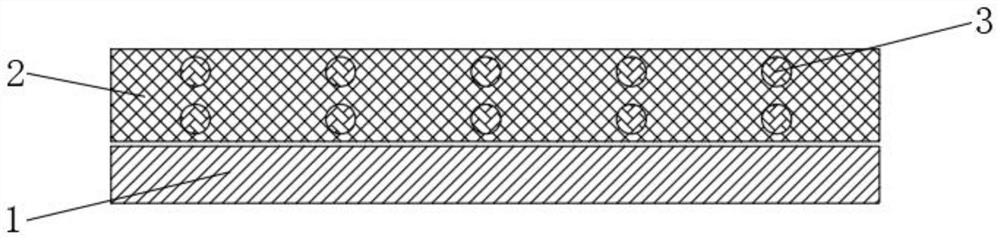 Low-dielectric and high-thermal-conductivity composite film material and preparation method thereof