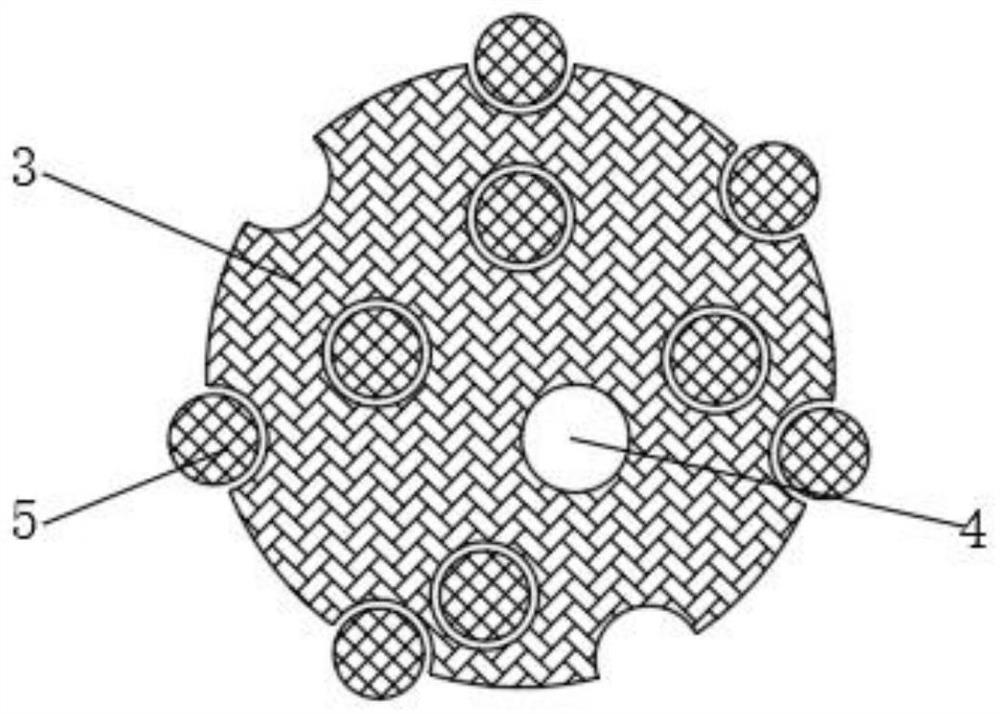 Low-dielectric and high-thermal-conductivity composite film material and preparation method thereof