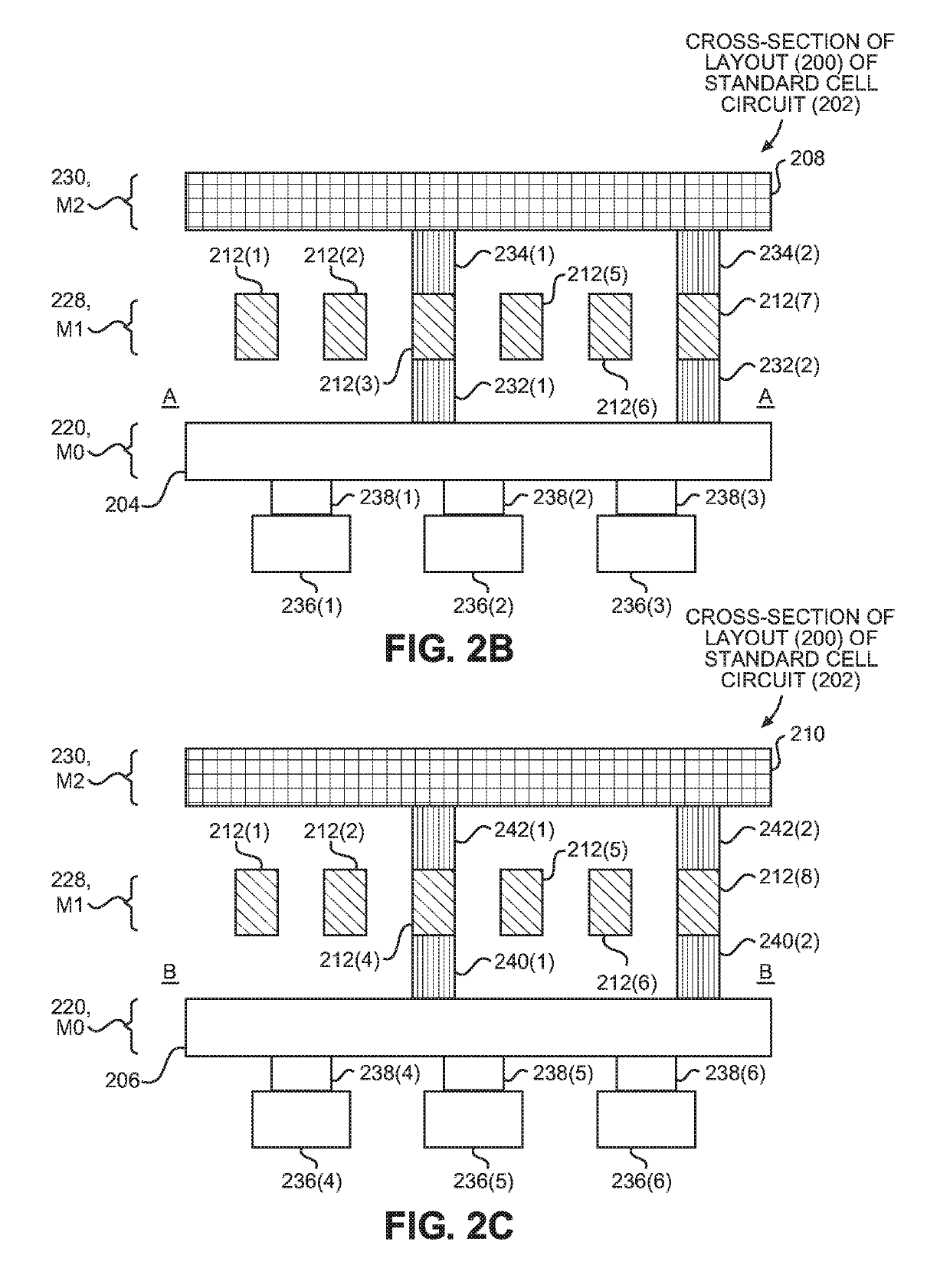 Standard cell circuits employing voltage rails electrically coupled to metal shunts for reducing or avoiding increases in voltage drop