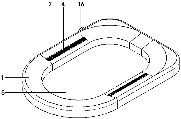 Roller type toilet seat