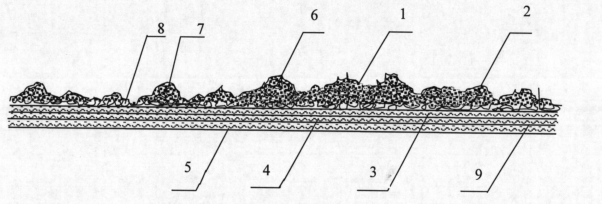 Nature-imitated three-dimensional camouflage pattern fabric and preparation method and clothing