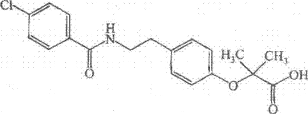 Bezafibrate dual-release slow-release capsule medicinal composition