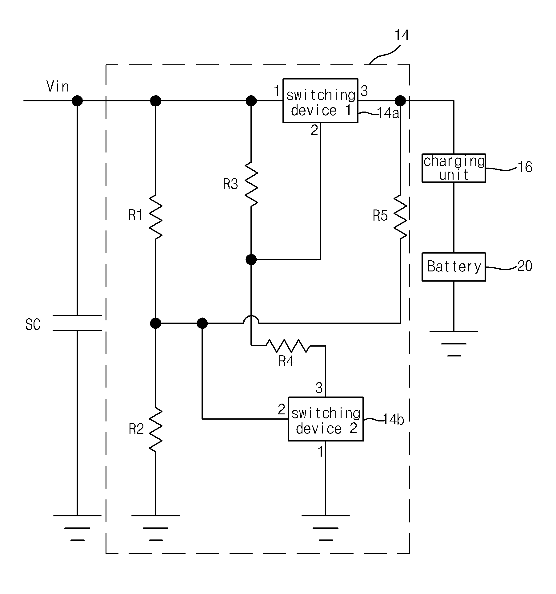 Hysteresis switch and electricity charging module using the same