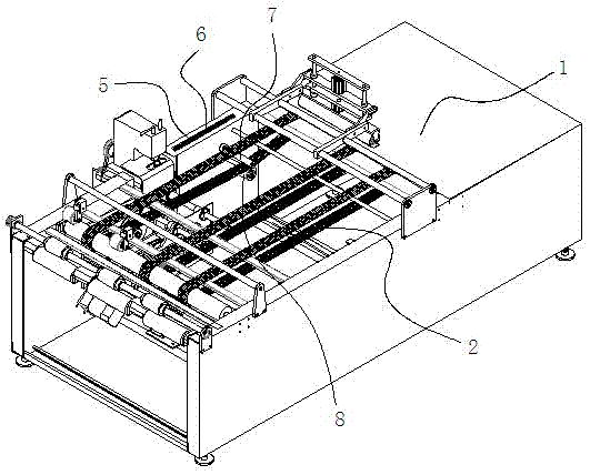 Assistance mechanism for bottom seaming machine of woven bag