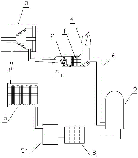 Semiconductor condensation heat energy power system utilizing thermal discharge water of nuclear power station