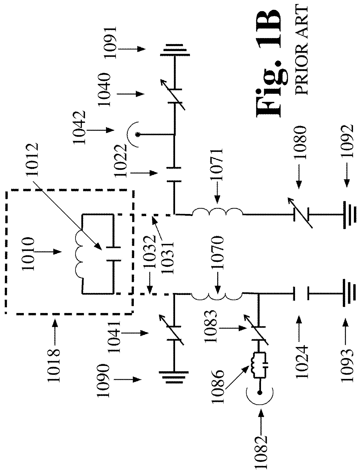 Inductive Coupling in Multiple Resonance Circuits in a Nuclear Magnetic Resonance Probe and Methods of Use