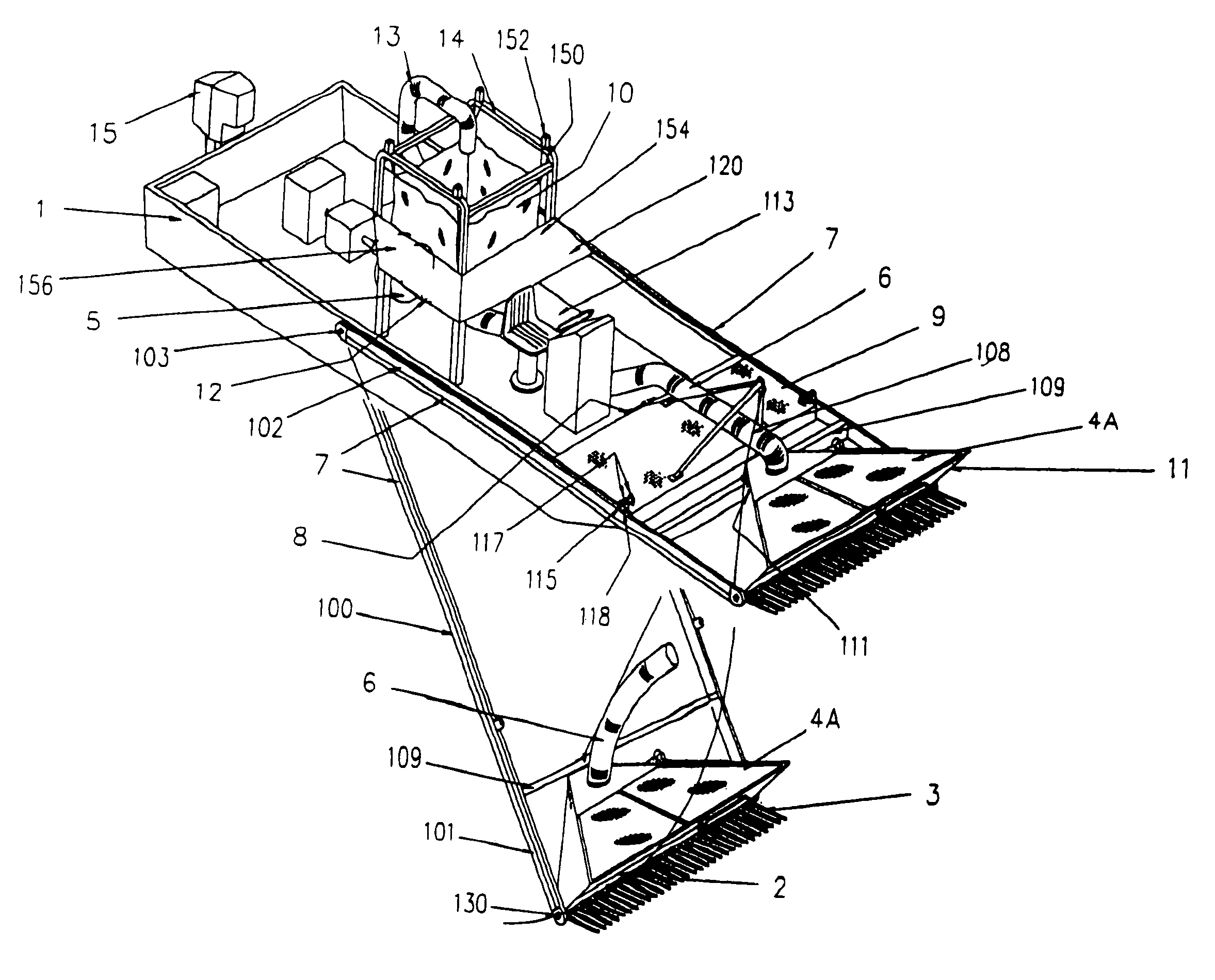 Aquatic plant harvester