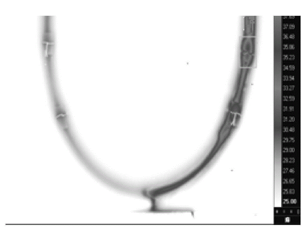 Method for utilizing infrared thermal imaging technology to detect floor heating pipe