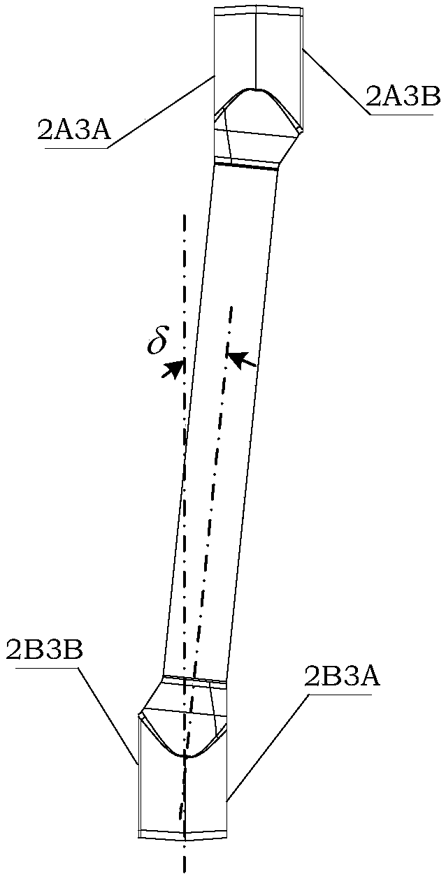 Aluminum alloy split-type I-type thrust rod and preparation process thereof and friction stir welding and fitting method thereof