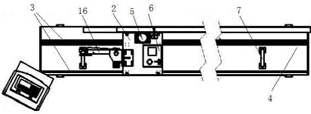 Large-stroke, rapid and accurate linear feeding production line