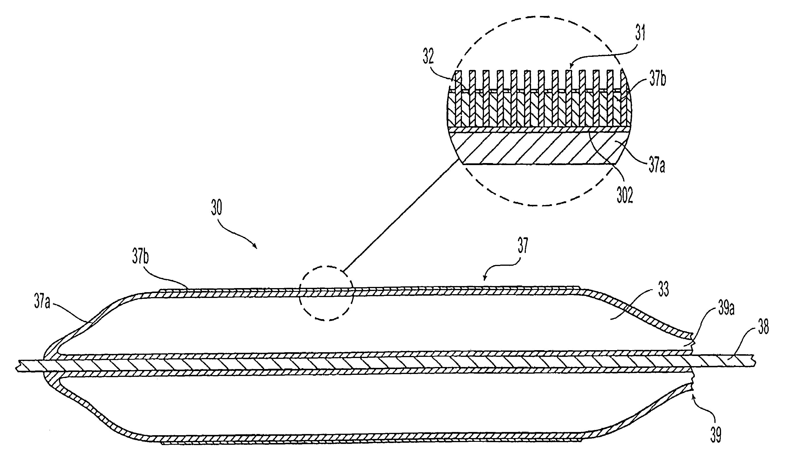 Medical device for delivery of a biologically active material to a lumen