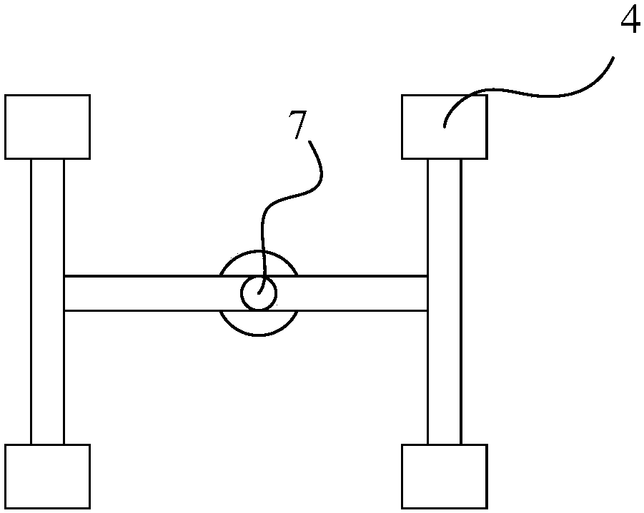 Turnover device for maintenance of electric power system voltage detecting device