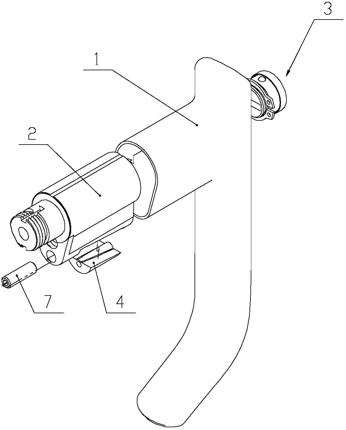 built-in handle