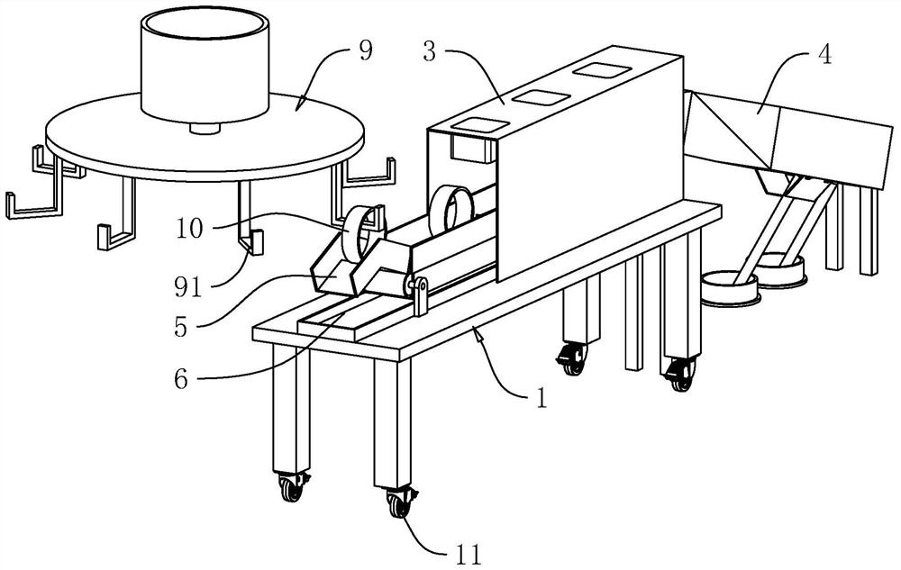 A kind of dry collection device and dry collection process for bearing maintenance