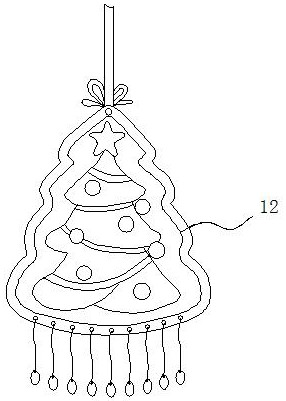 Sticker pendant production device capable of detecting surface flatness of pendant