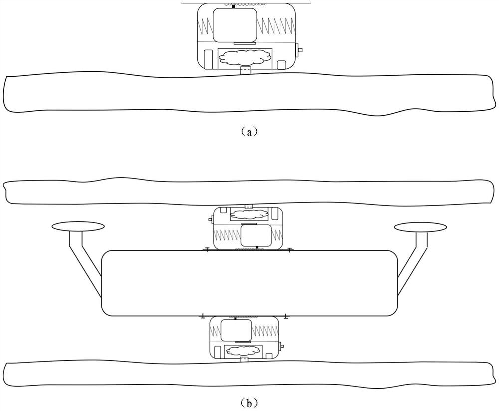 Autonomous safety anti-falling device for unmanned aerial vehicle and control method of autonomous safety anti-falling device