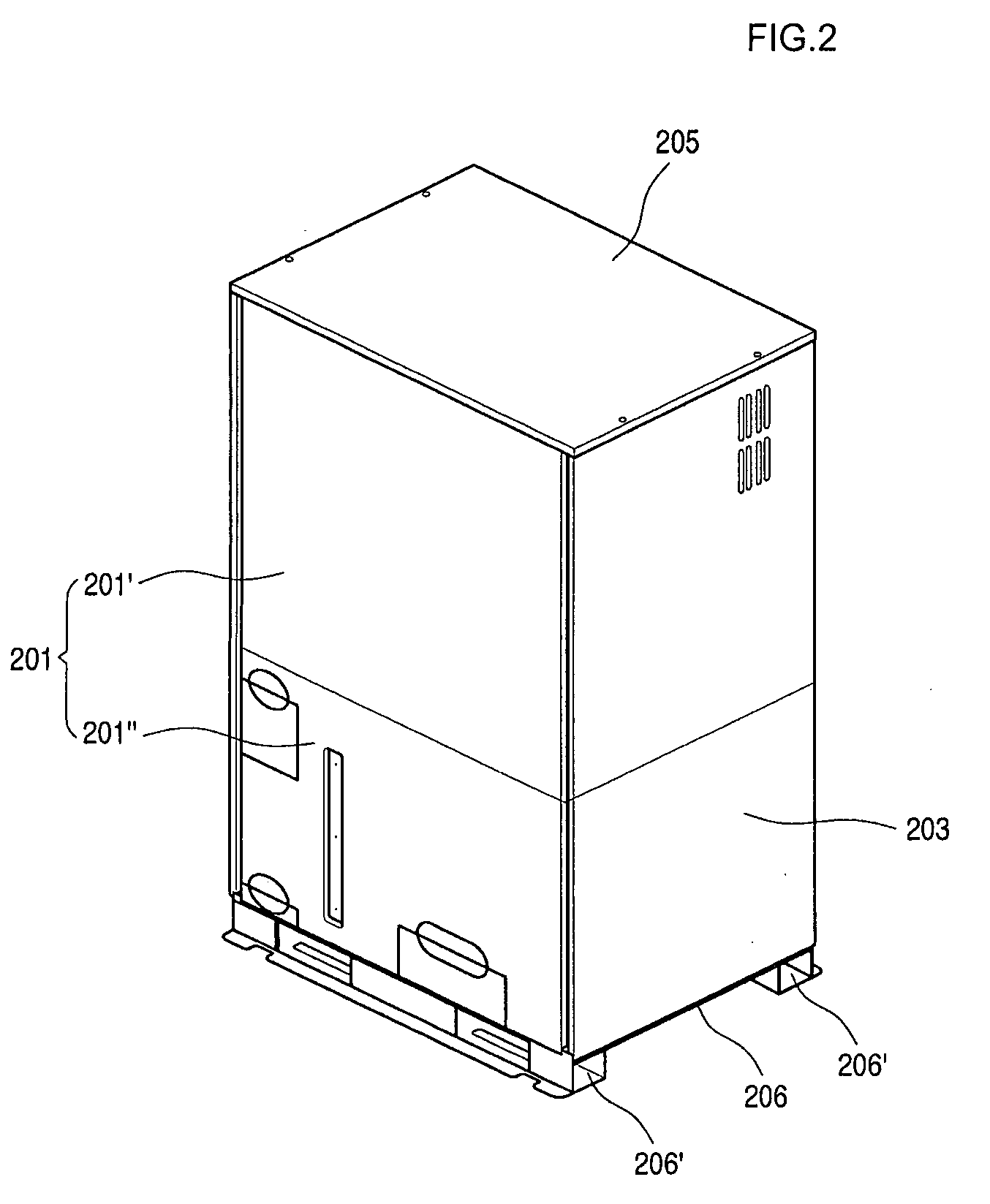 Water-cooled air conditioner