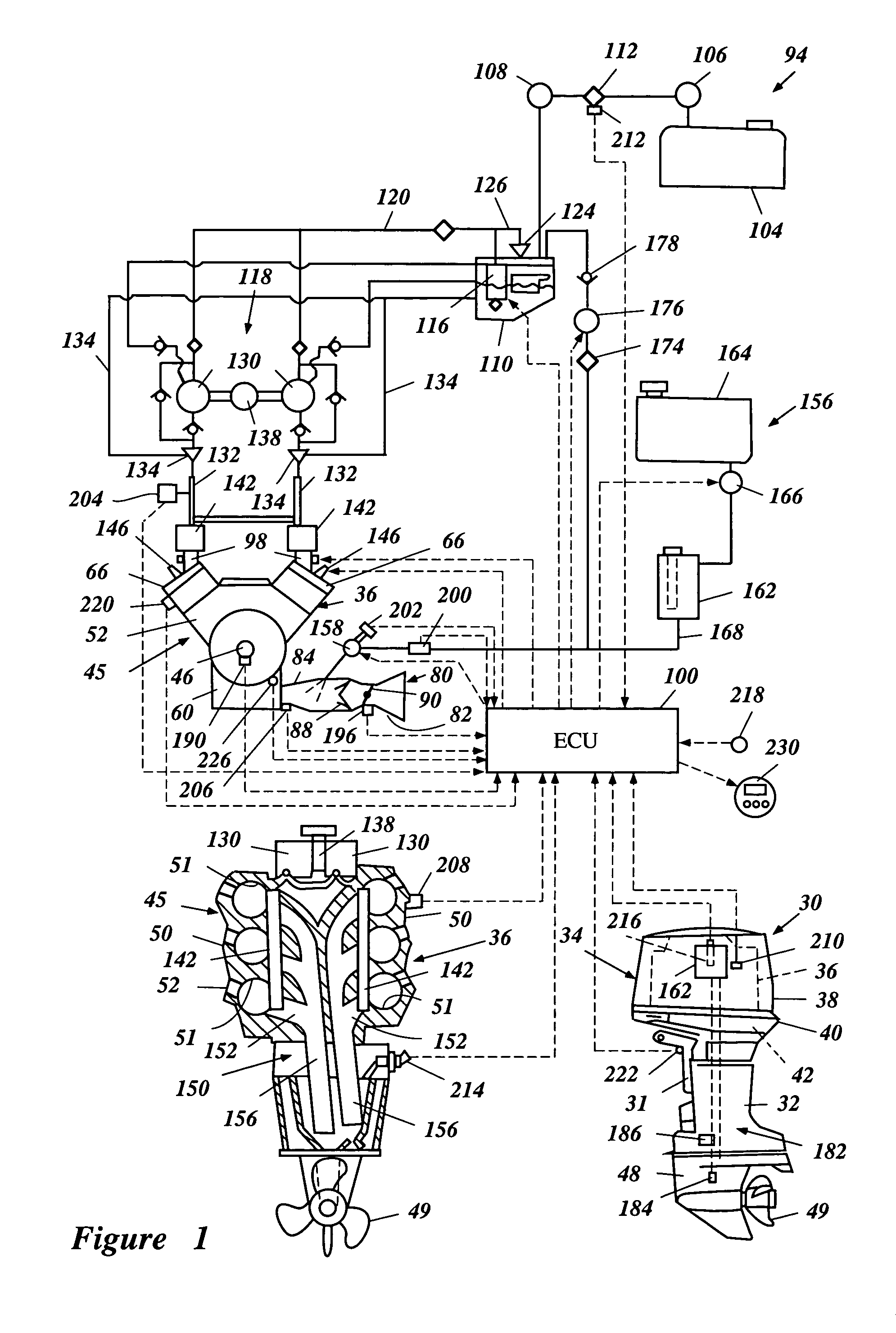 Lubrication system for two-cycle engine