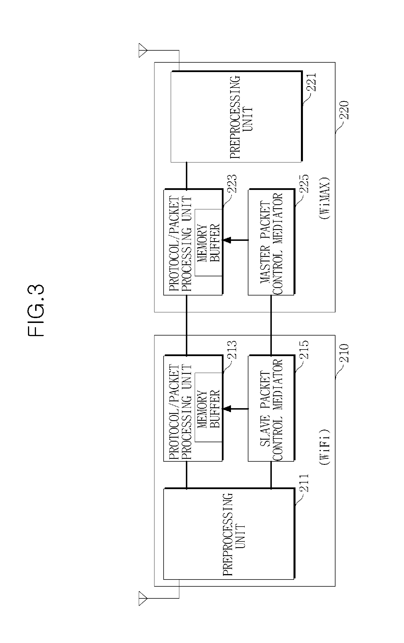 Wireless internet connection repeater without signal interference