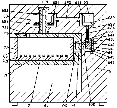 Production technology device of semiconductor material