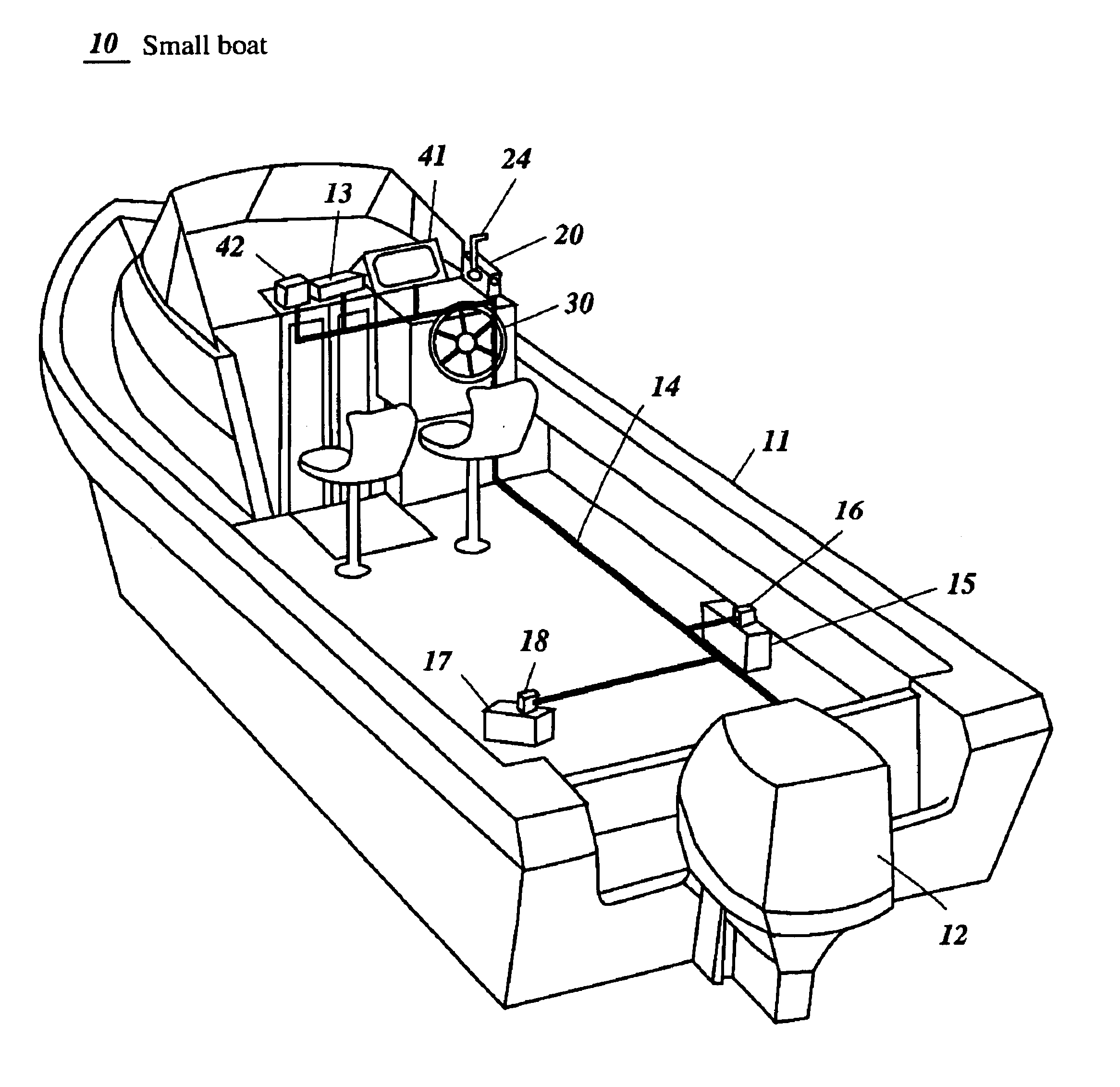 Small watercraft and outboard motor