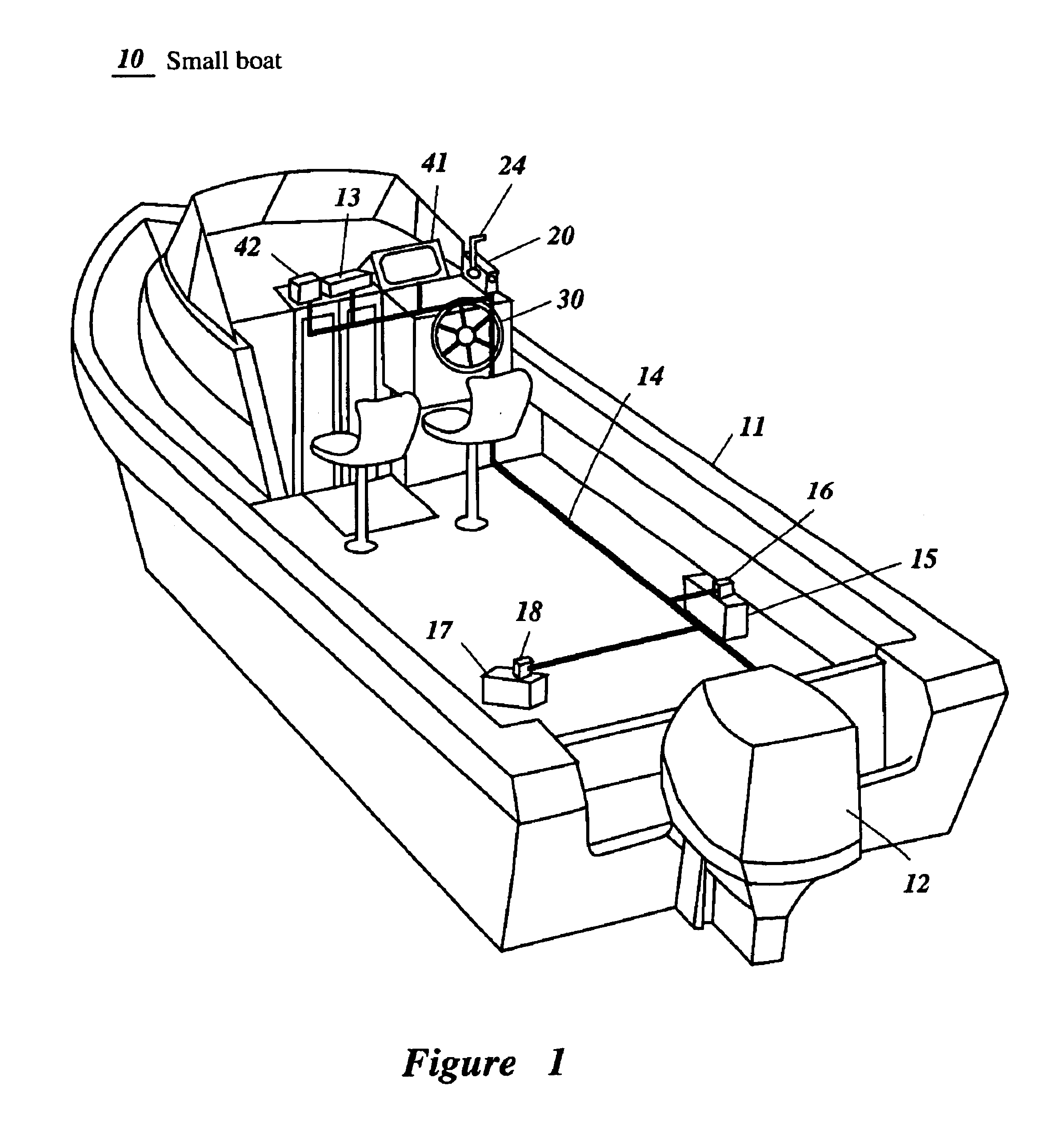 Small watercraft and outboard motor