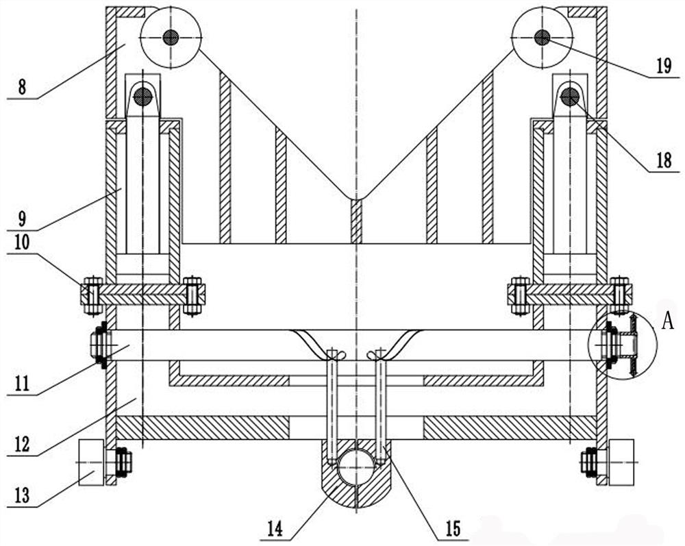 Automatic installing and positioning device for large-diameter shaft parts for lathe