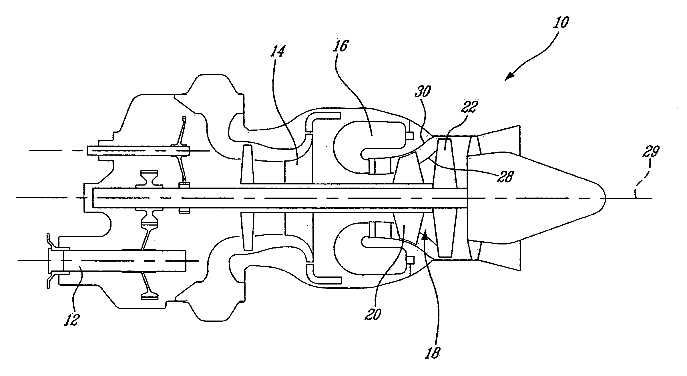 Compressor turbine vane airfoil profile