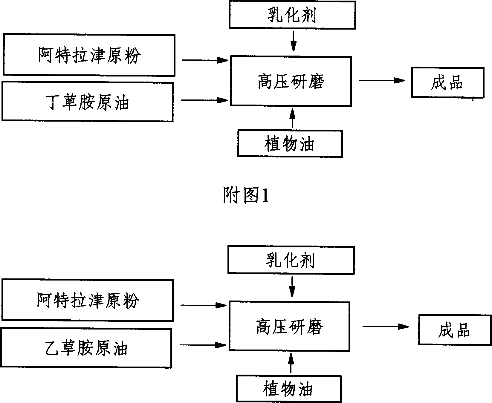 Herbicidal oil suspendsoid agent and producing method thereof