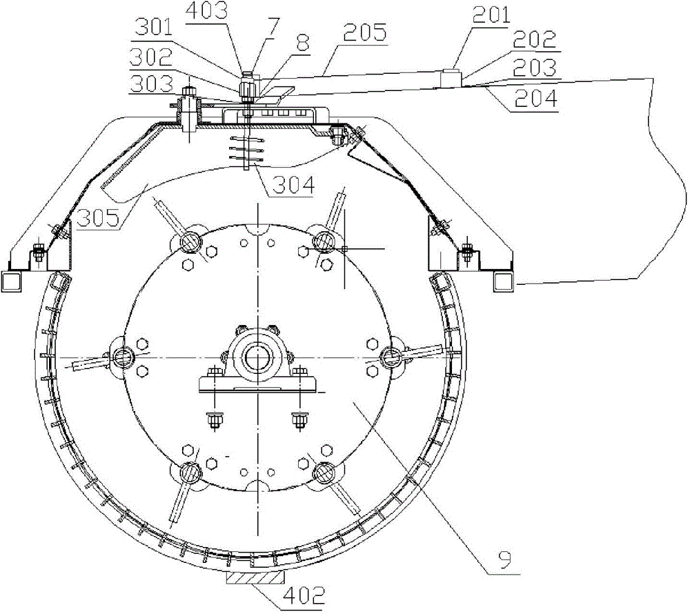 Intelligent control device and control method of guide plate of combined harvester