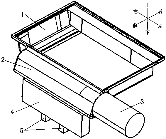 Air intake structure of an air filter