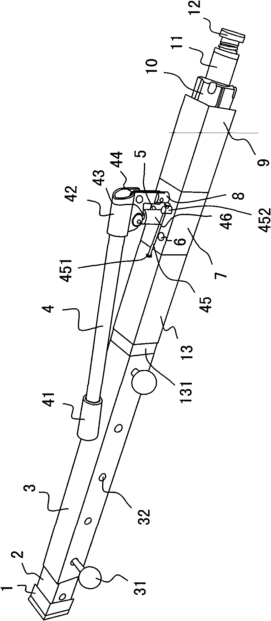 Portable device assisting switch cabinet to get in position