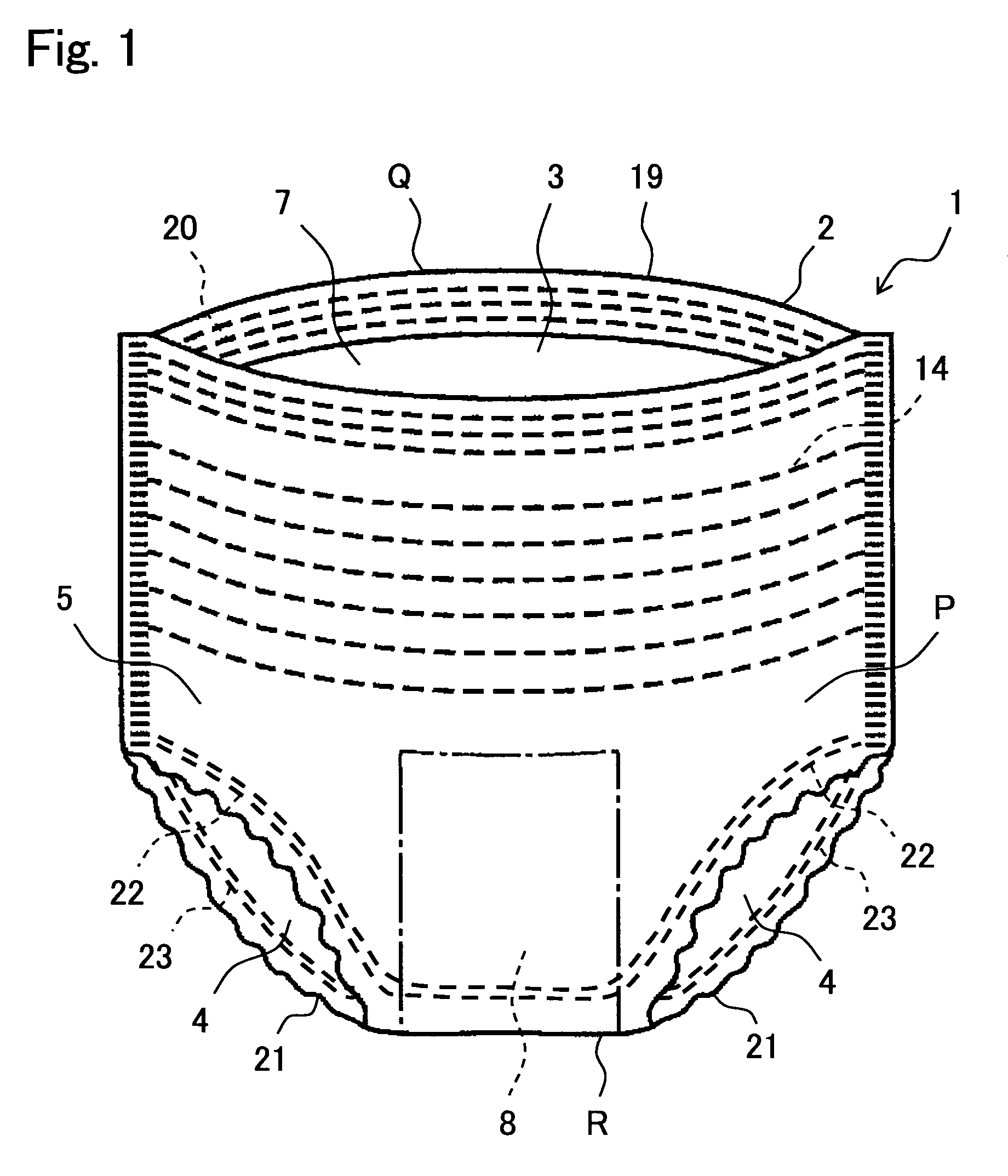 Pants-type disposable diaper