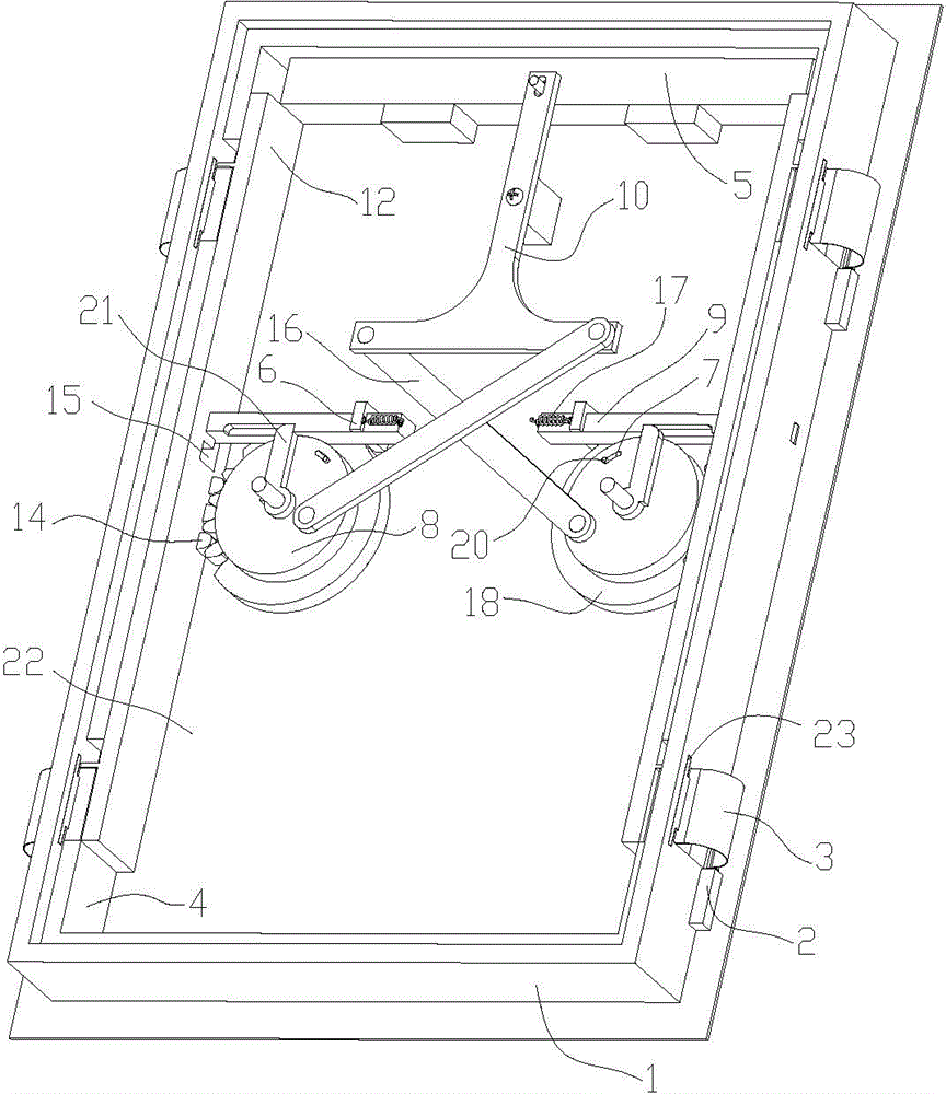 Double door with single leaf and single door frame