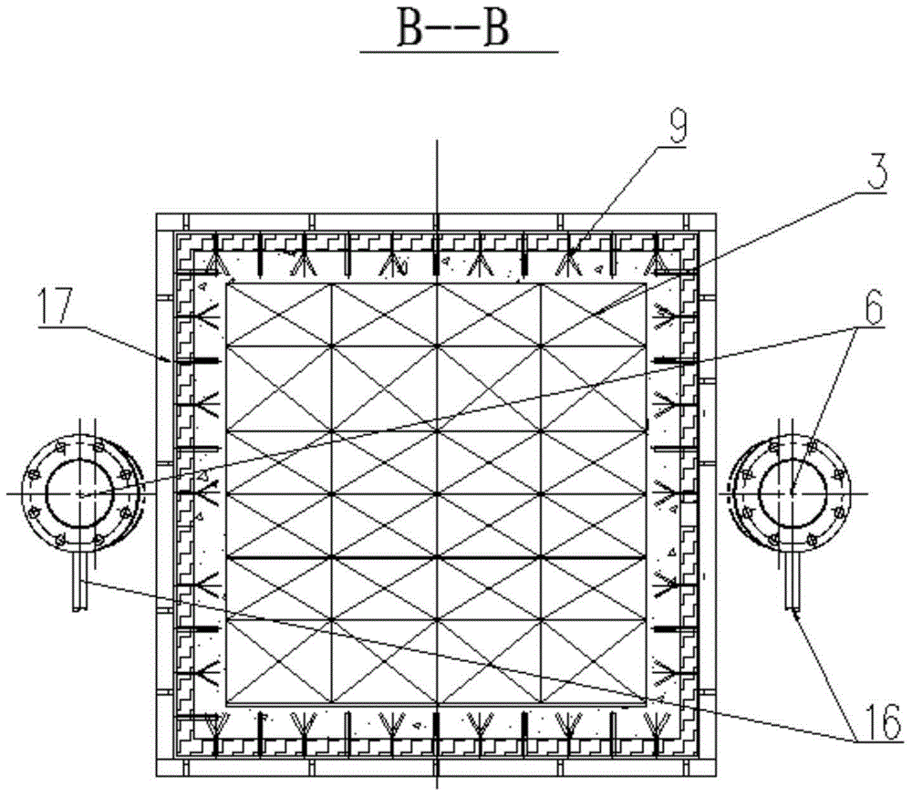 Multi-stream, high-temperature and low-oxygen and low NOx horizontally combined type single heat storage burner