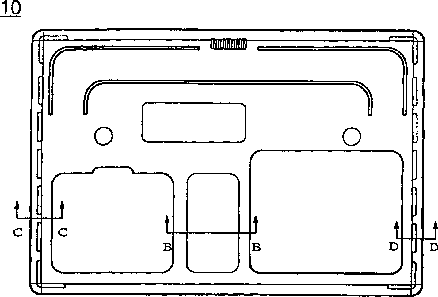 Cases of electronic devices and mfg. methods