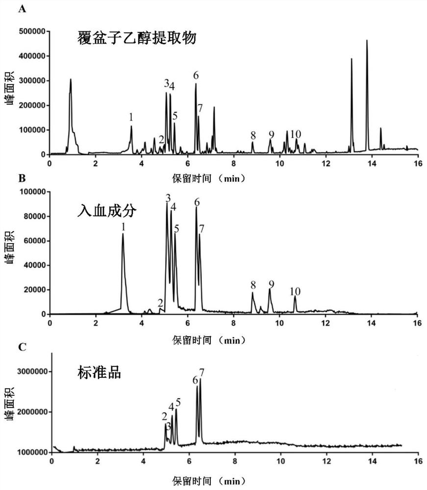 Raspberry quality marker and preparation method thereof