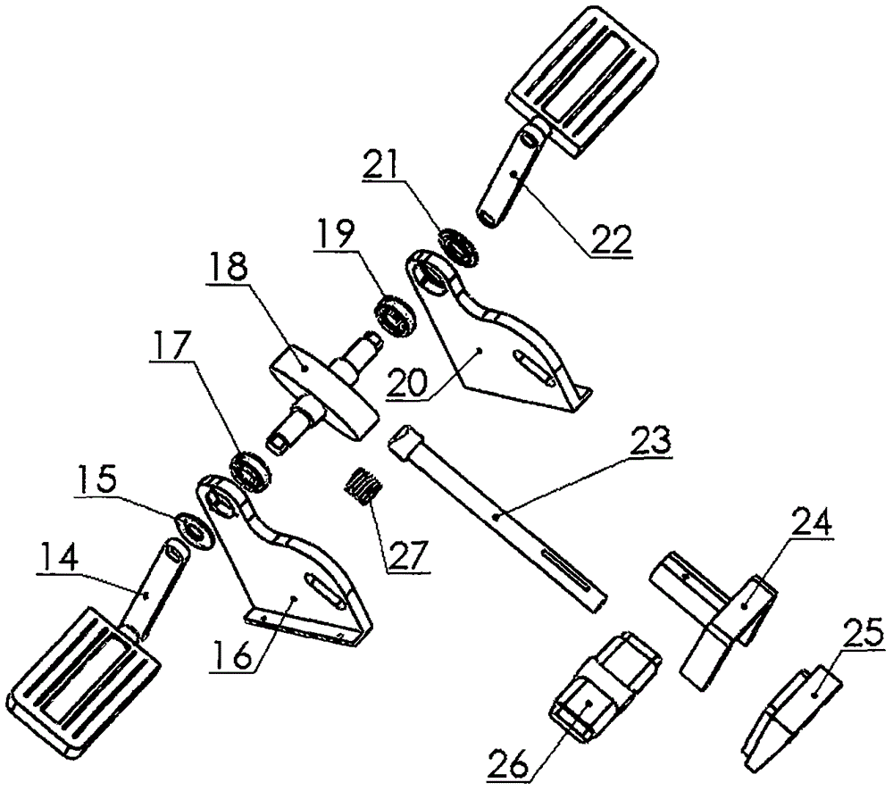 Pedaled scooter