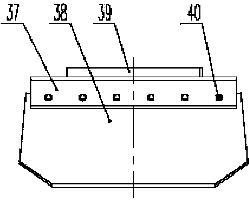 Buffering material-receiving device for coal mine