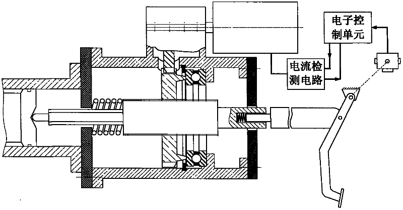 Electric brake boosting device