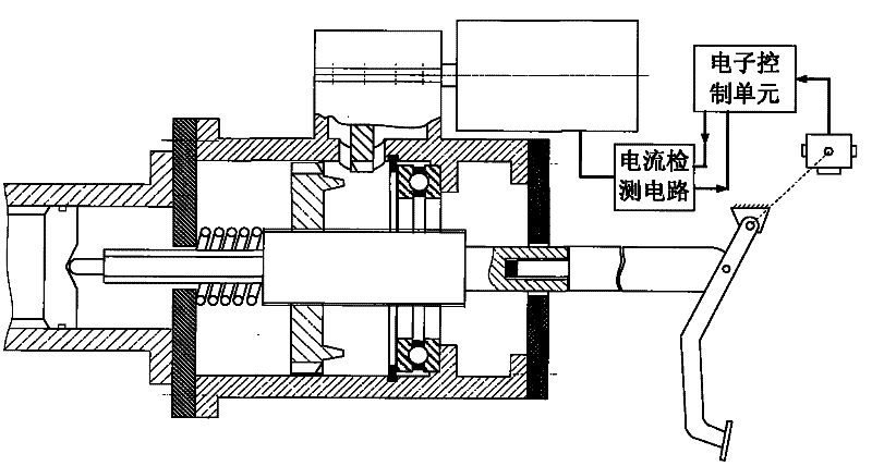 Electric brake boosting device