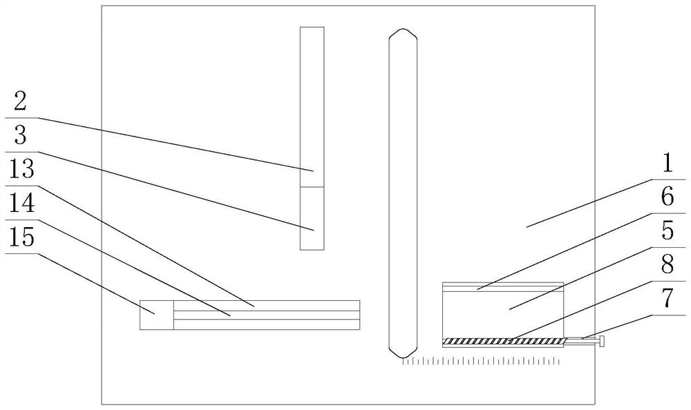 Oxygen-free copper rod shearing device convenient to adjust