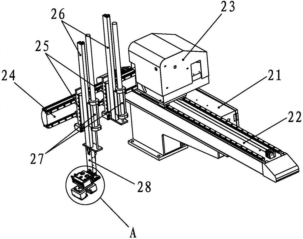 Flexible automatic hot stamping system