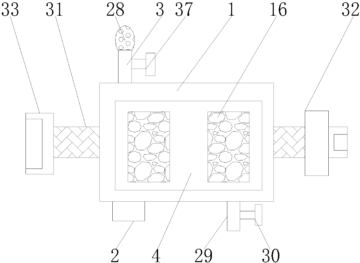 Nursing device with massaging function for department of nephropathy