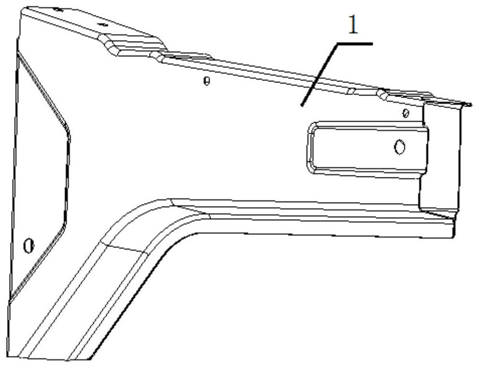 Automobile variable-cross-section upper longitudinal beam filled with materials longitudinally in segmented mode and using method and manufacturing method