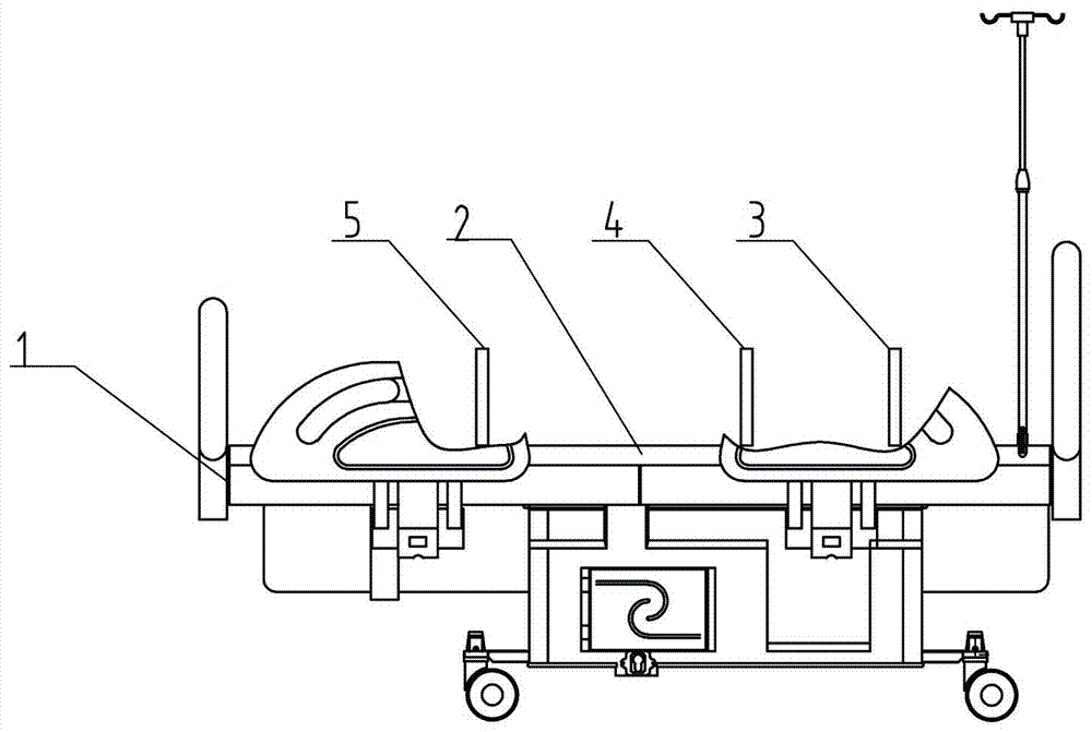 Turning-over system of nursing bed