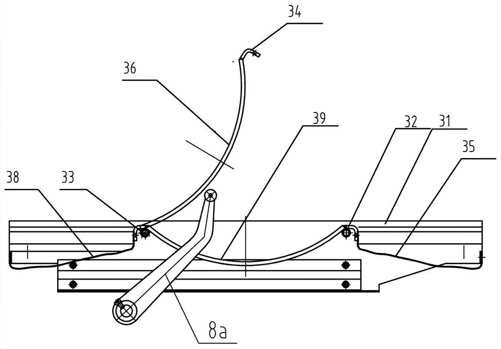 Turning-over system of nursing bed