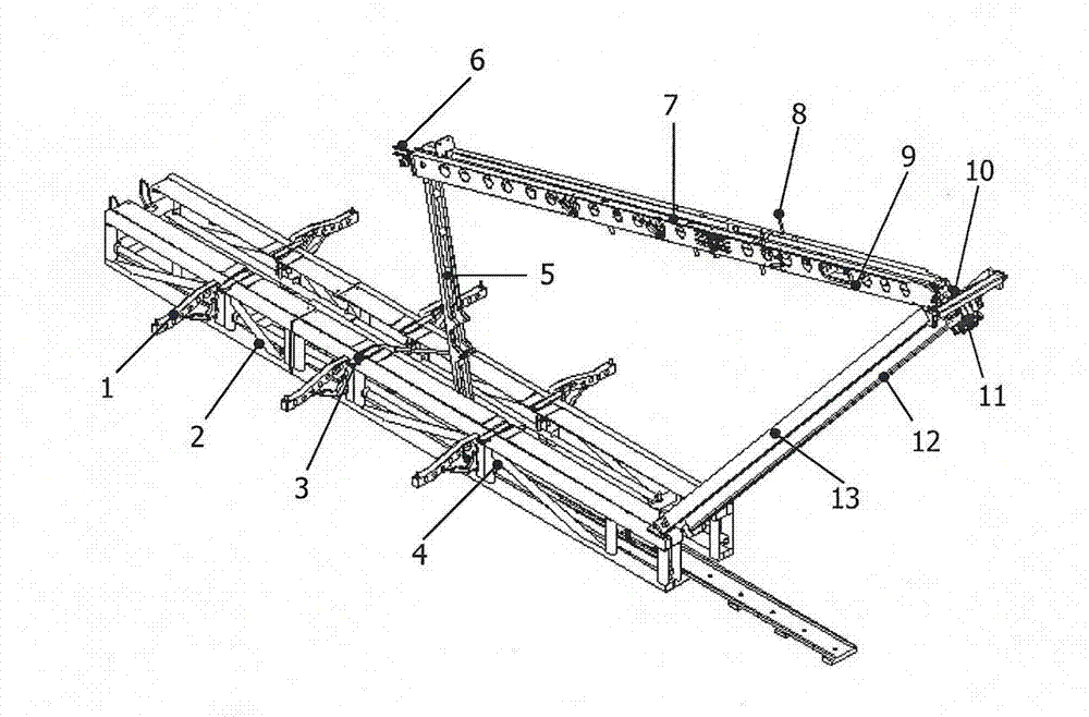 All-hydraulic automatic drilling tool conveying device for deep-well drilling rig