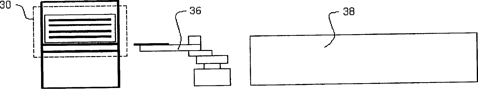 Substrate conveying apparatus for sequence type substrate box