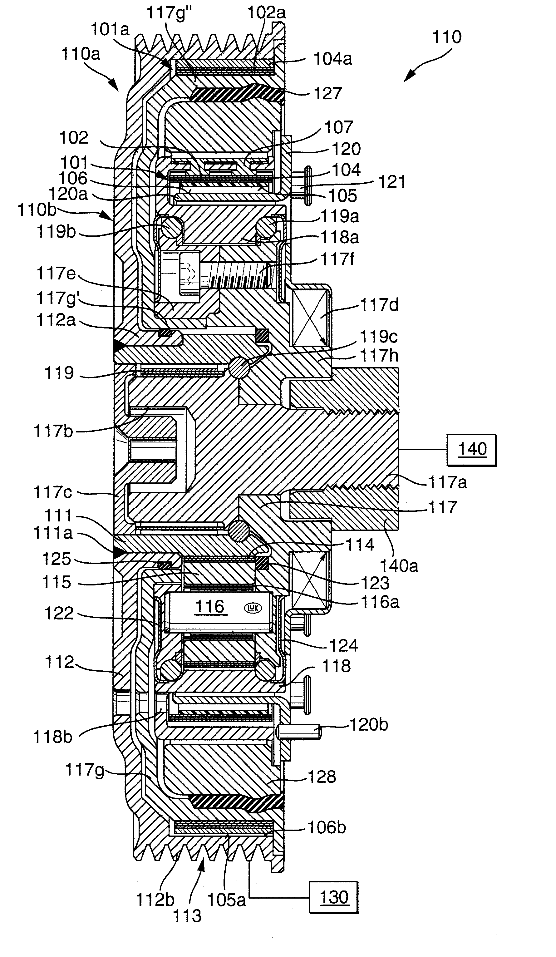 Transmission for use in the power trains of motor vehicles